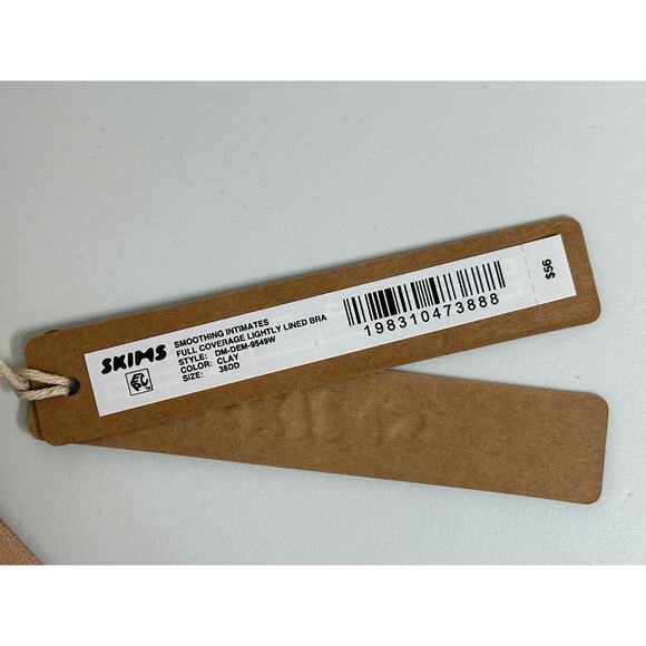 SKIMS NWT Smoothing Intimates Full Coverage Lightly Lined Bra - Clay Beige 36DD - Picture 6 of 9
